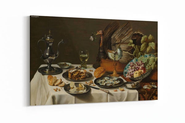 Stilleven met kalkoenpastei