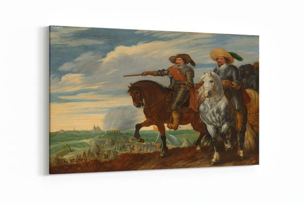 Frederik Hendrik en Ernst Casimir bij het beleg van Den Bosch