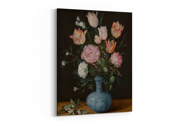 Wan-Li-vaas met bloemen