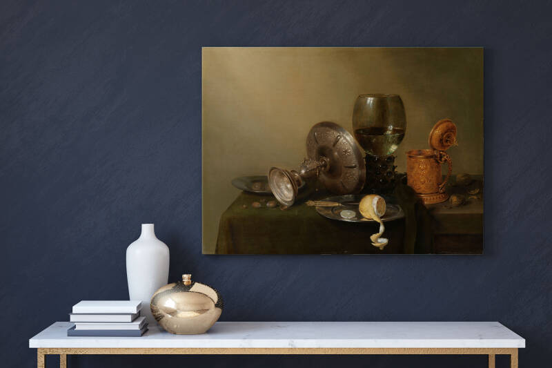 Schilderij eten en drinken