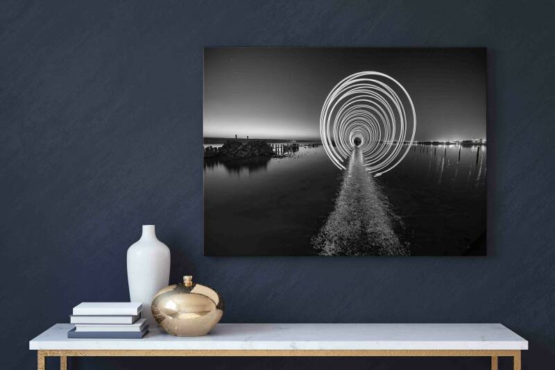 zwart wit schilderij