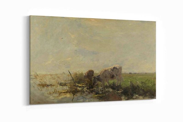 Koeien aan een plas, Willem Maris