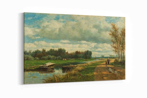 Landschap in de omgeving van Den Haag, Willem Roelofs (I), ca. 1870 - ca. 1875