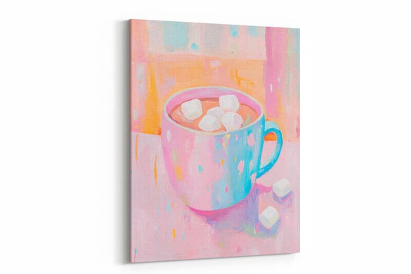 Warme chocolademelk in een mok