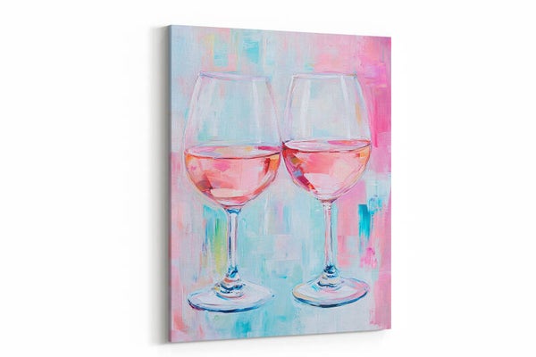 Twee glazen rosé