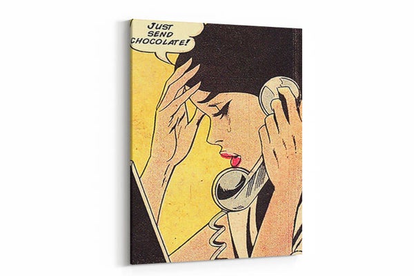 Gestreste vrouw aan de telefoon