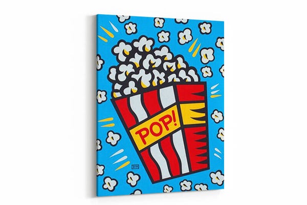 Popcorn in stripstijl