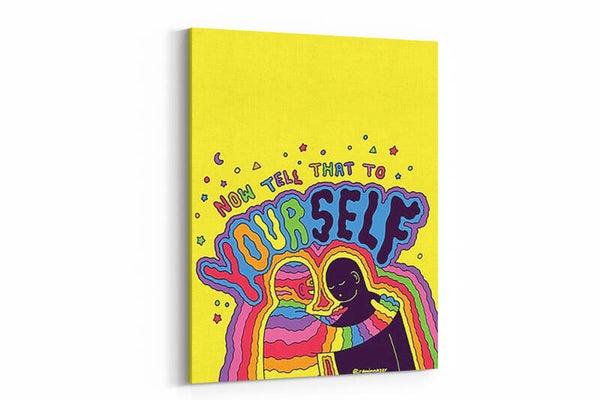 Een inspirerende en kleurrijke pop-art tekst met positieve vibes