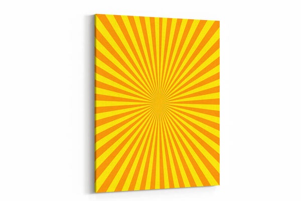 Een minimalistisch ontwerp met een hypnotiserend zonpatroon