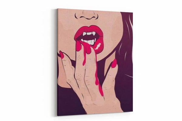 Sensuele lippen met vingerbeet