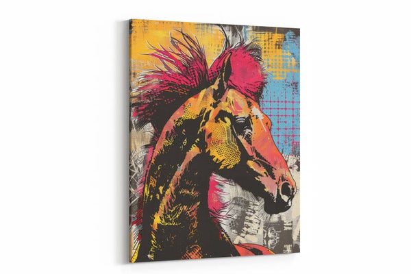 Punk paard met brutale uitstraling
