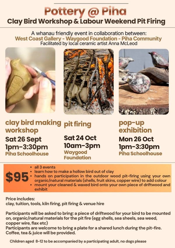 Clay Bird Making, Pit Firing & Exhibition