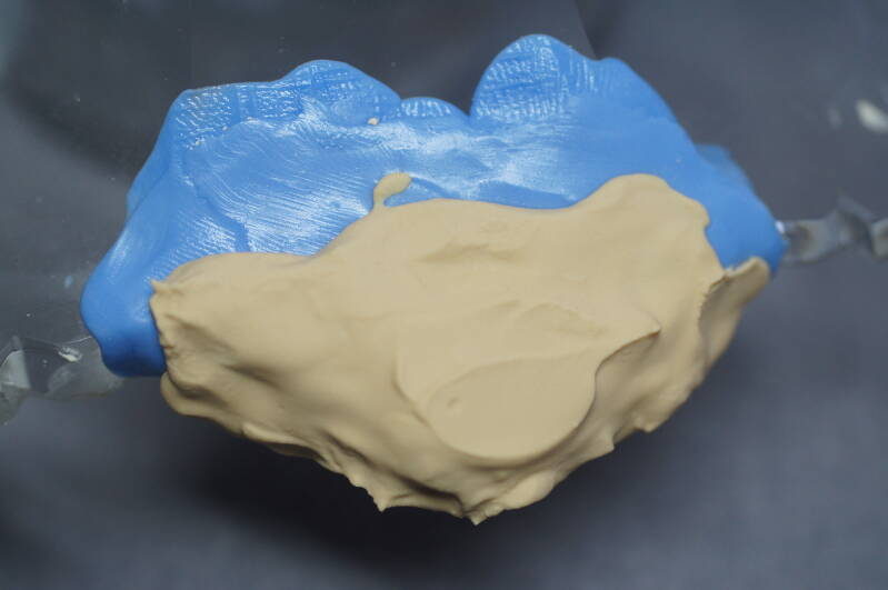 Foto van de malproductie.