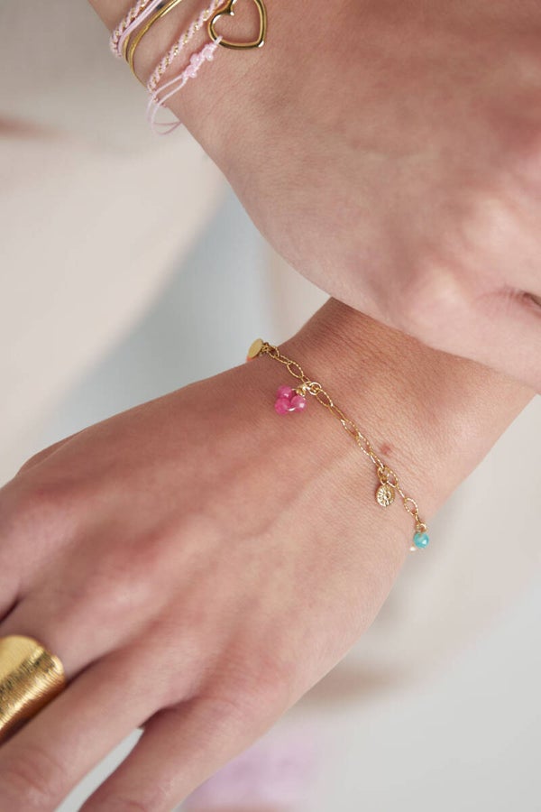 Armband summer love goud
