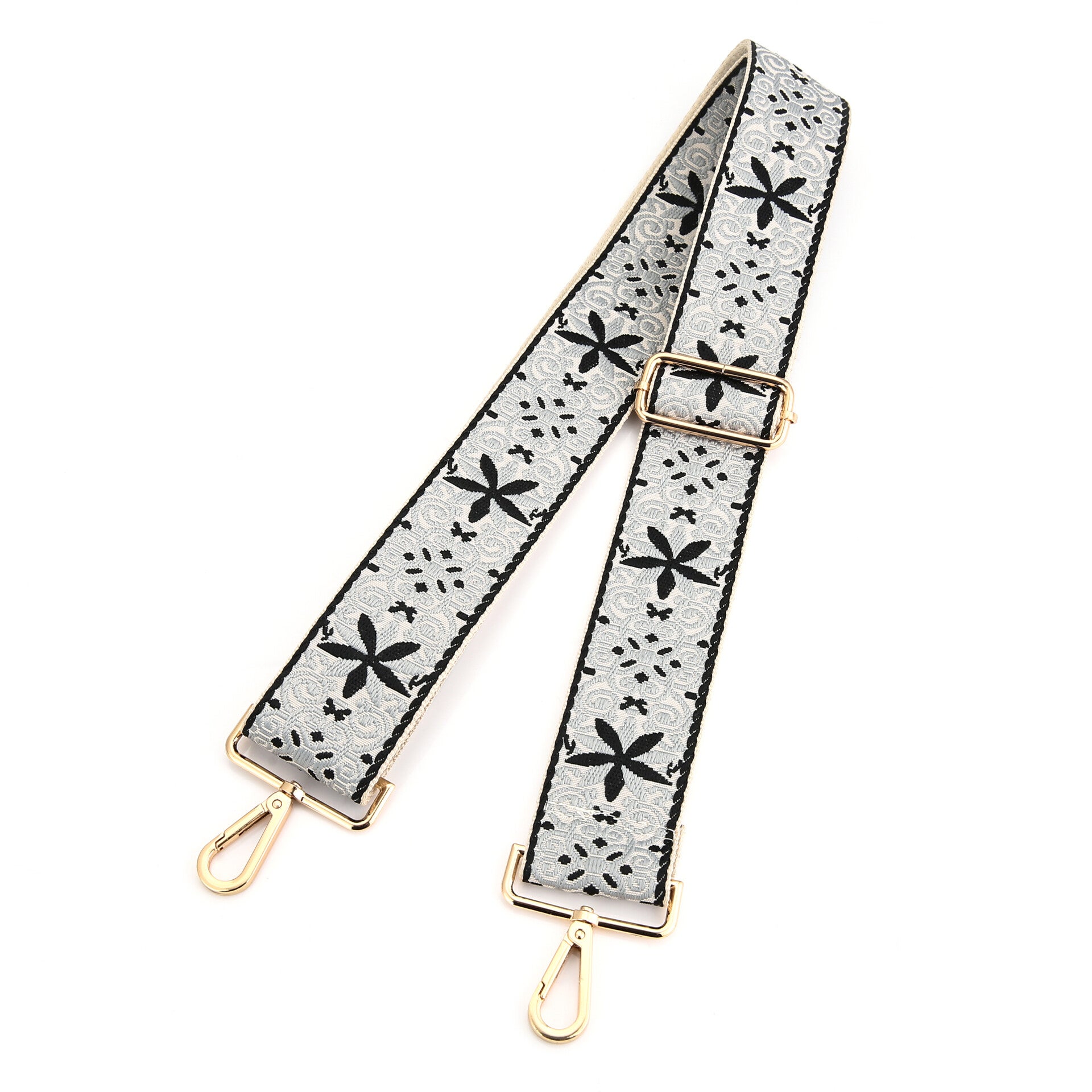 Bay strap navy goud