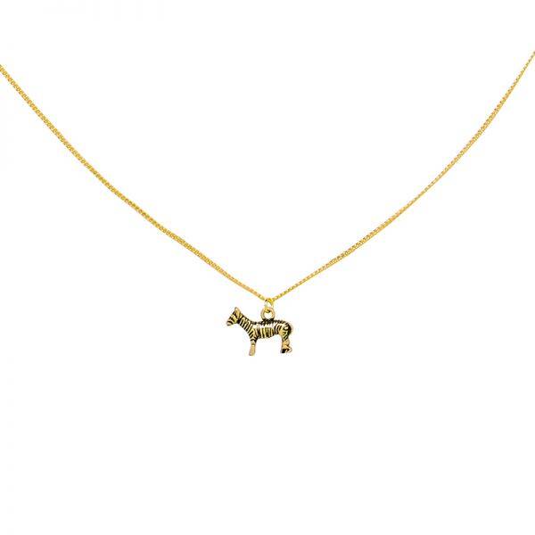 ketting zesty zebra goud