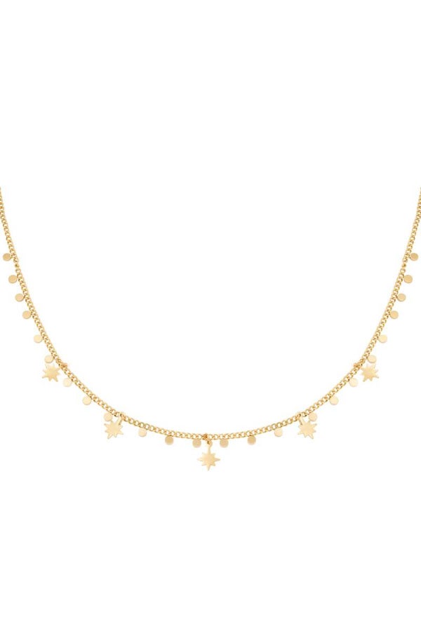 Ketting universe charms goud