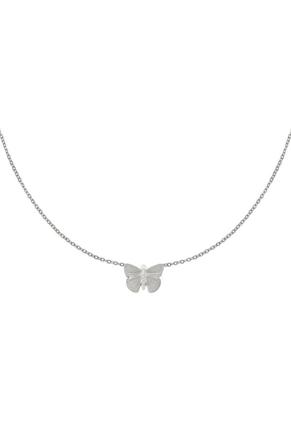 Ketting Vlinder Zilver
