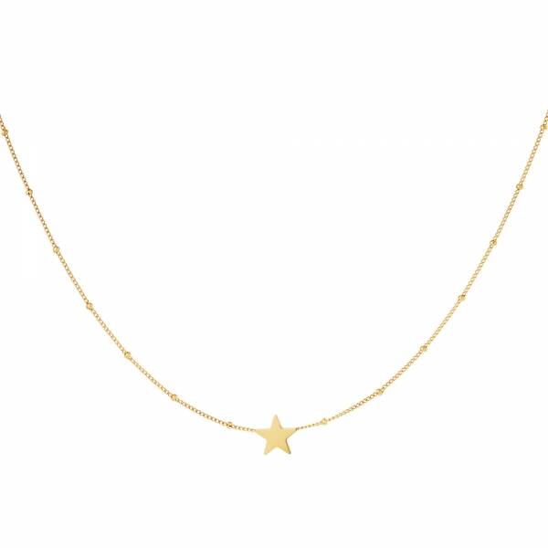 Ketting star goud