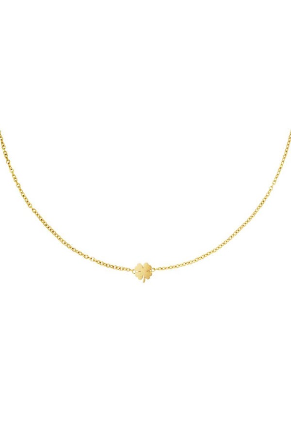 Ketting klaver goud
