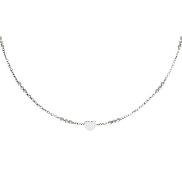 Ketting hart zilver