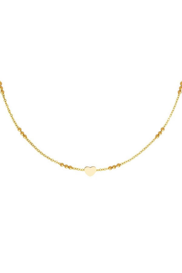 Ketting hart goud