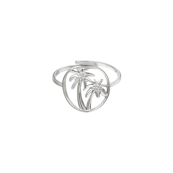 Ring palmboom zilver