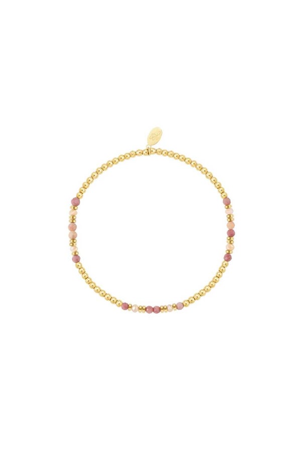 Armband kralen goud