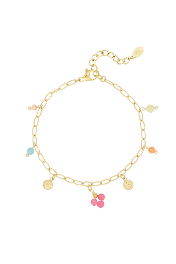 Armband summer love goud