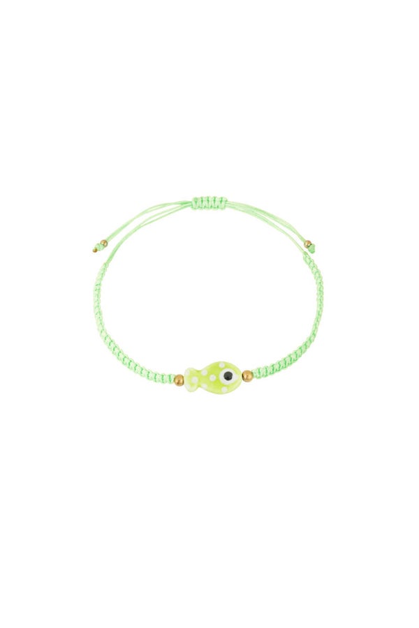 Armband fisch groen