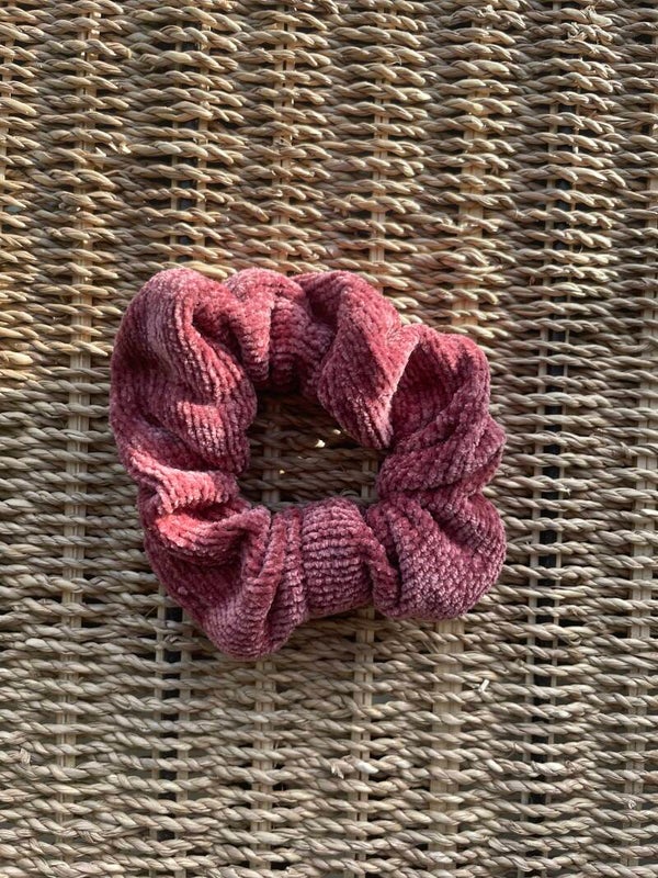 Scrunchie Corduroy Red