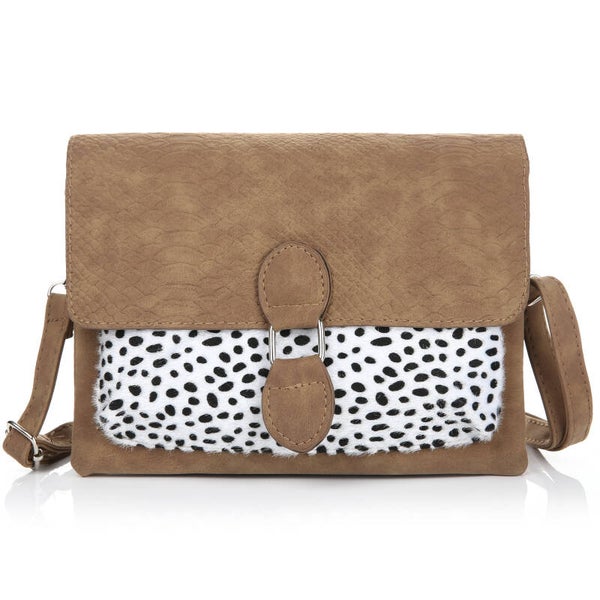 Schoudertas cheetah natural