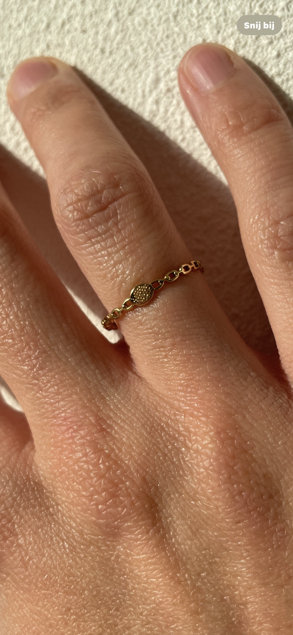 Mix ring bohemian goud