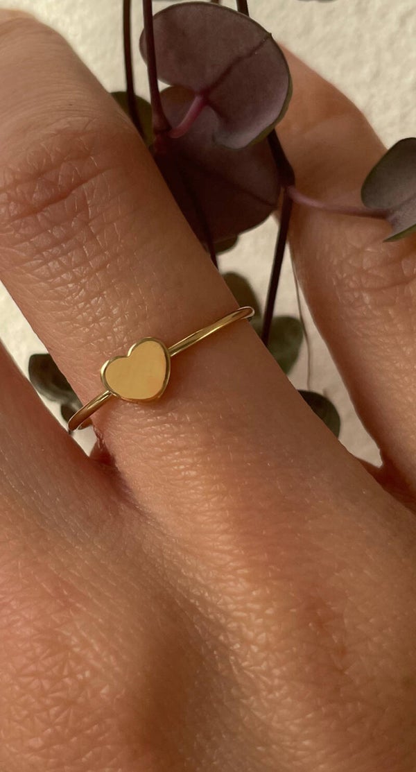 Ring met hartje