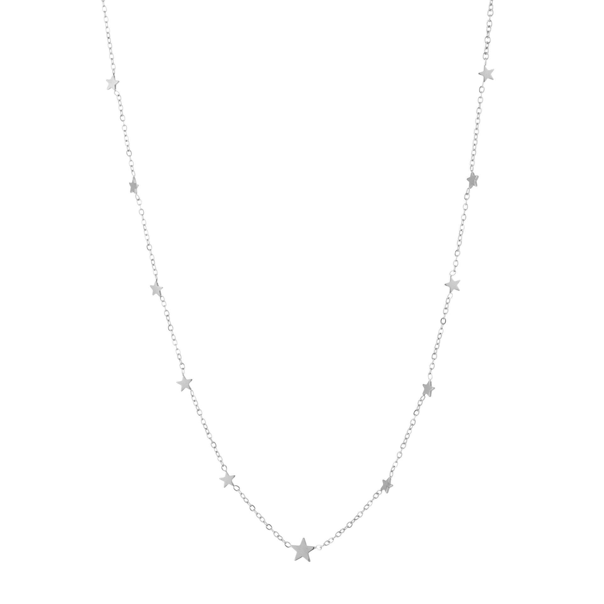 Ketting sterren zilver
