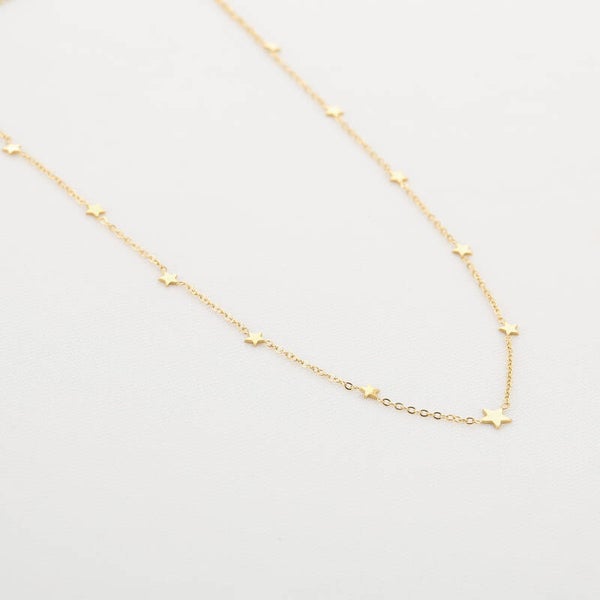Ketting sterren goud