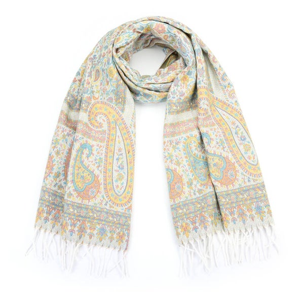 Paisley sjaal light green
