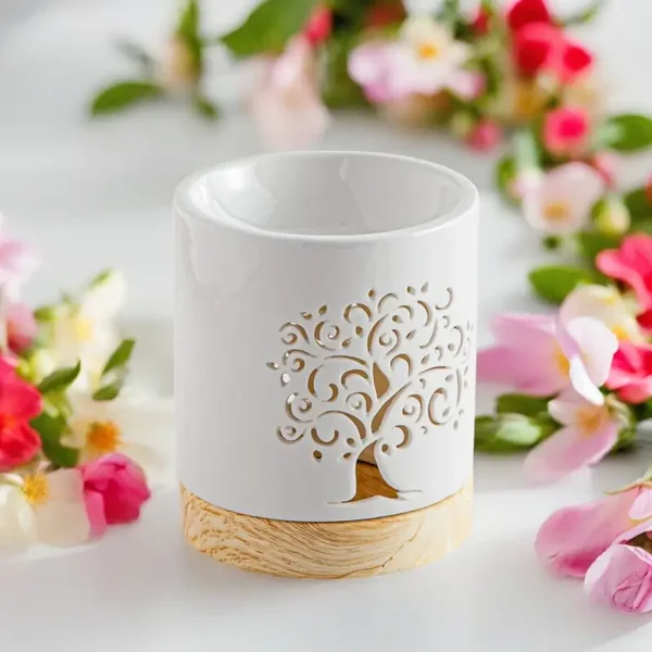 Levensboom geurbrander en wax melts van keramiek - Life Tree