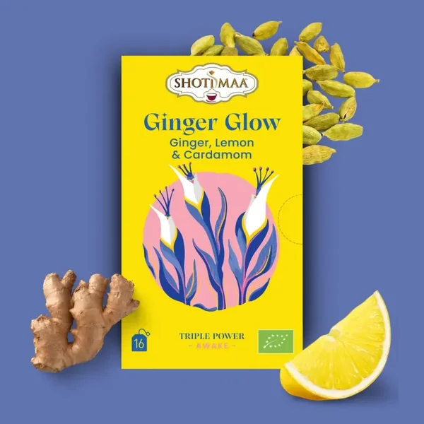 Ginger Glow – Biologische infusie van gember, citroen & kardemom