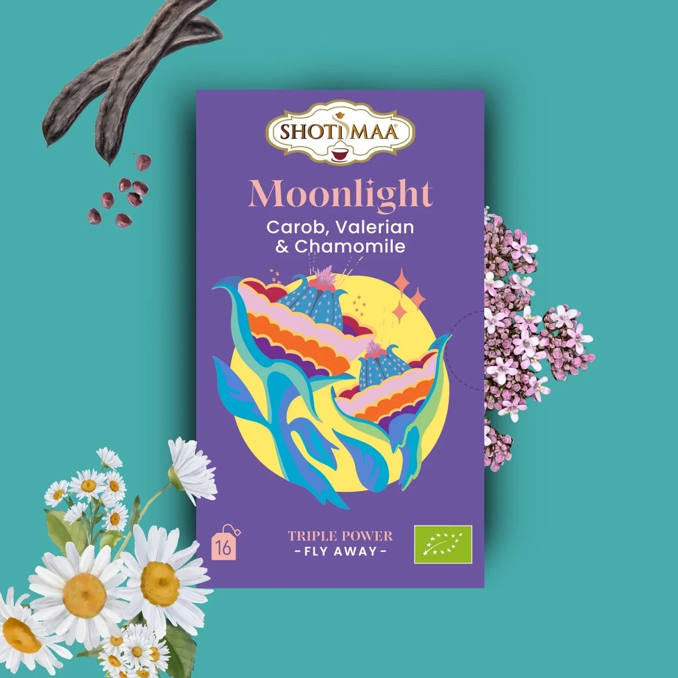 Goede Nacht – Biologische infusie van johannesbrood, valeriaan & kamille