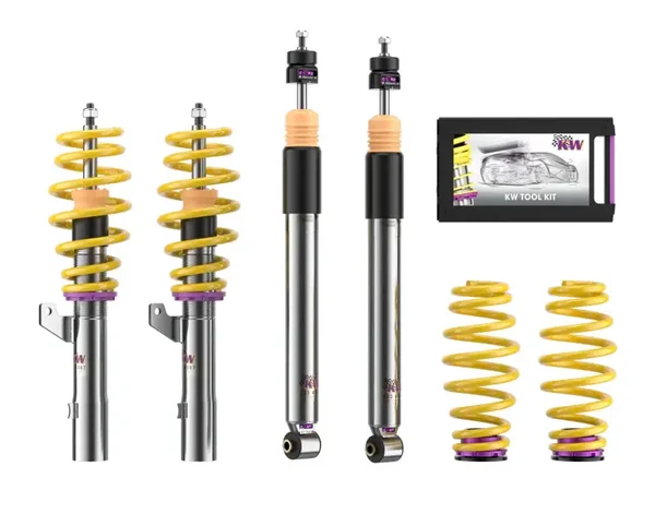 KW Coilover suspension V3  Seat Ibiza 6j / Polo 6R Inkl Modstand.