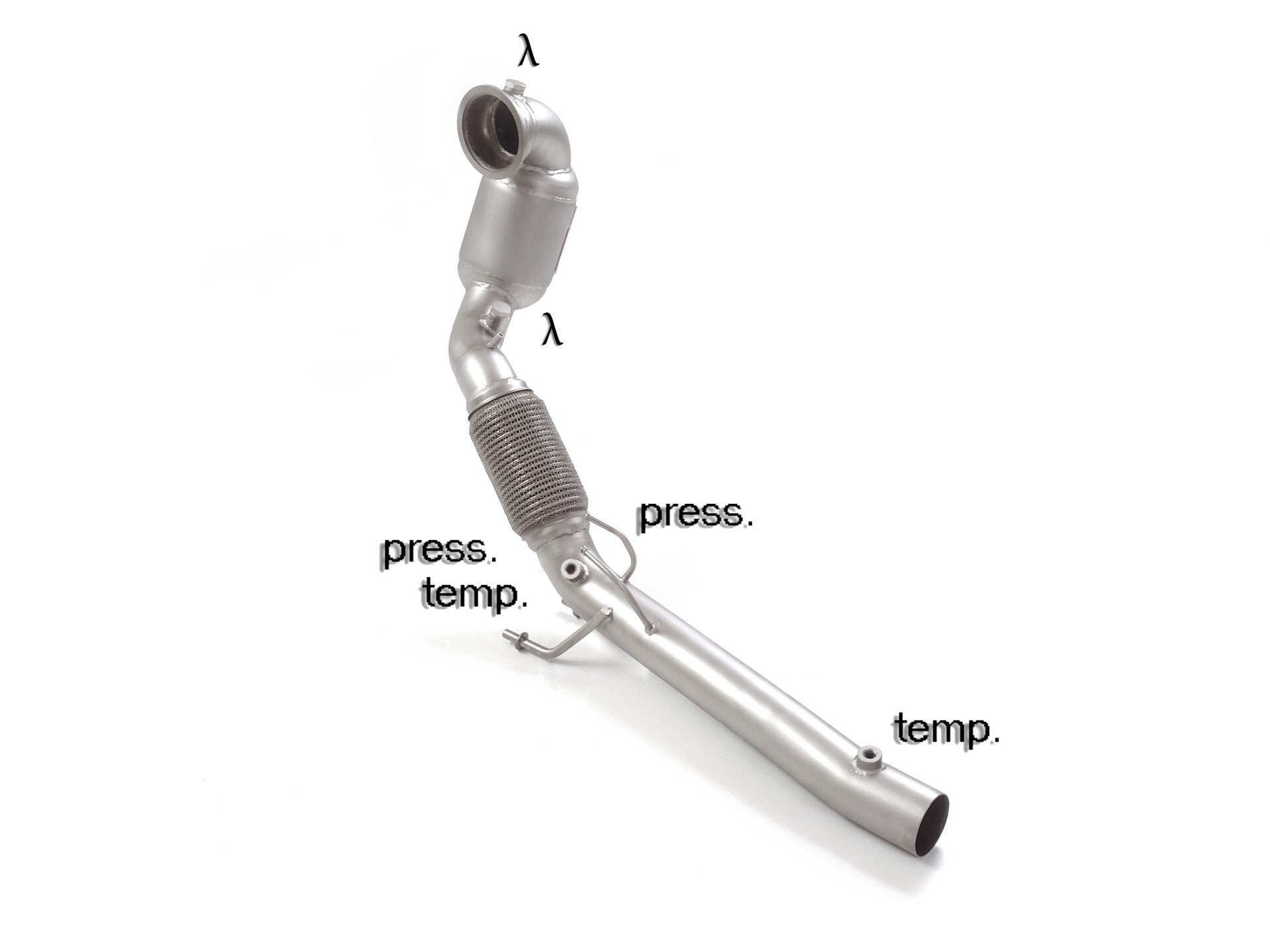 Ragazzon Performance Downpipe m Cat - Polo AW Gti 2.0Tsi Opf