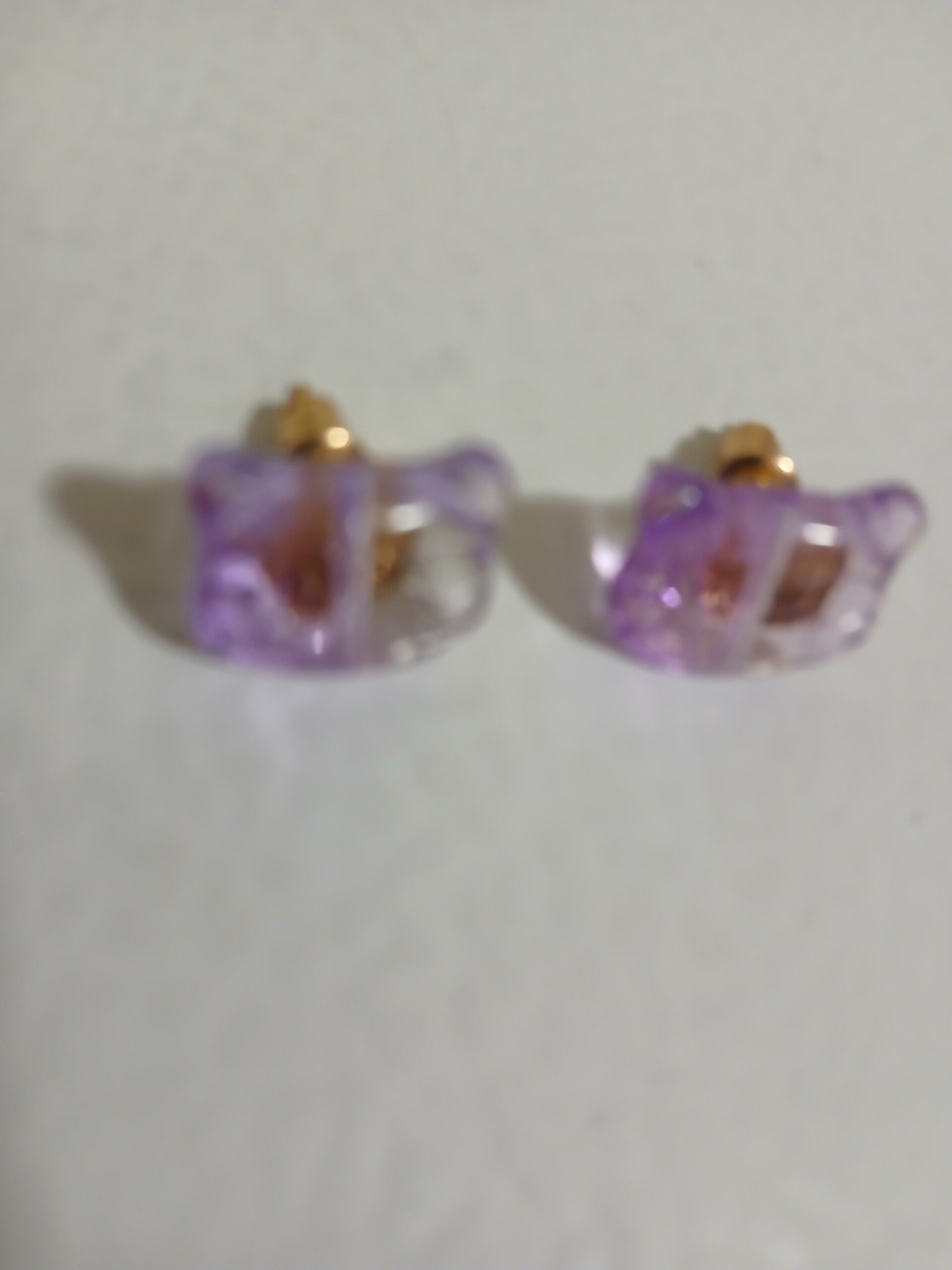 Post Cat Head Purple