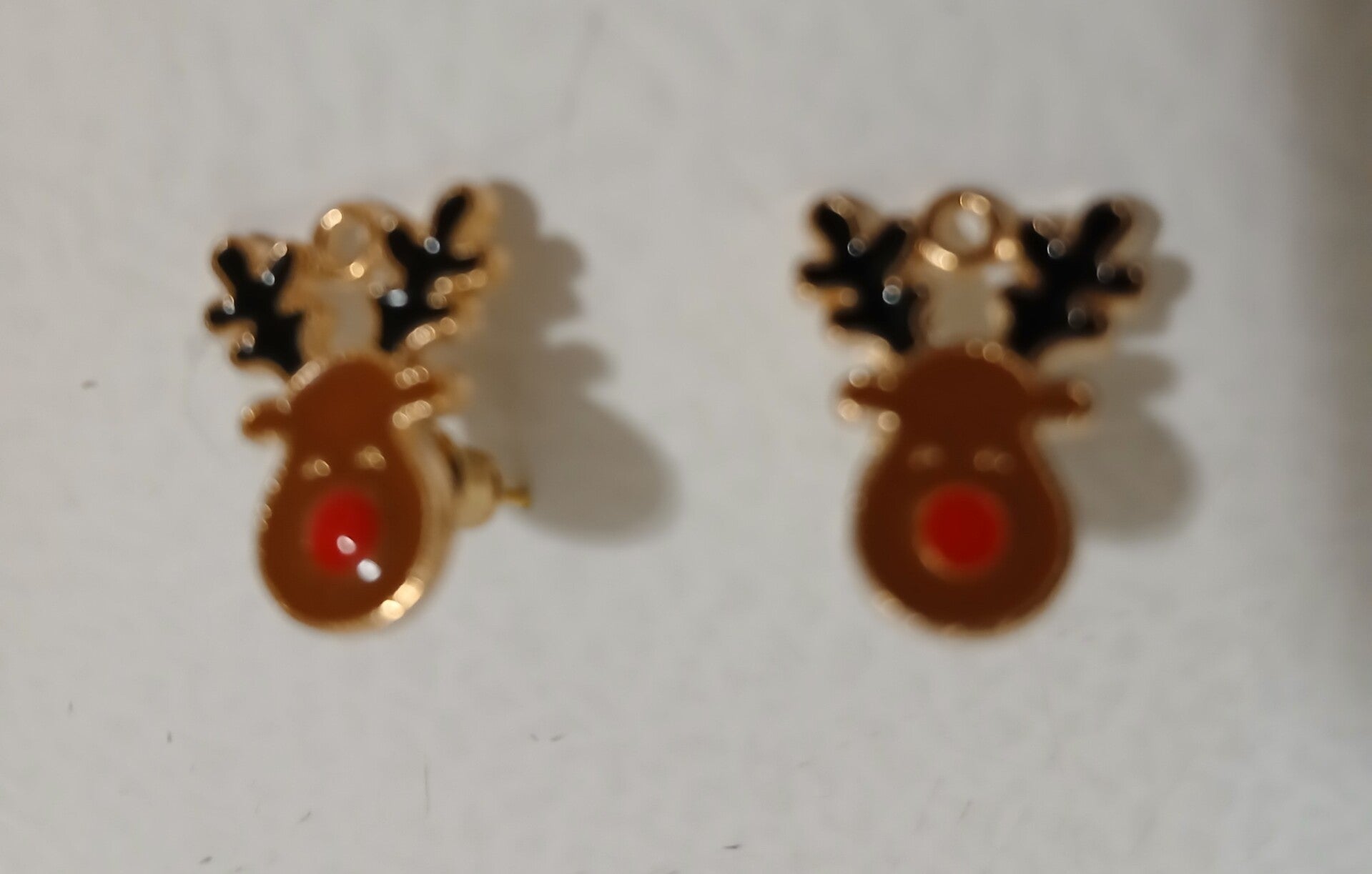 Holiday Christmas Posts Reindeer Brown