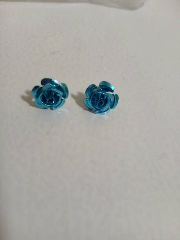 Post Flower Blue Foil