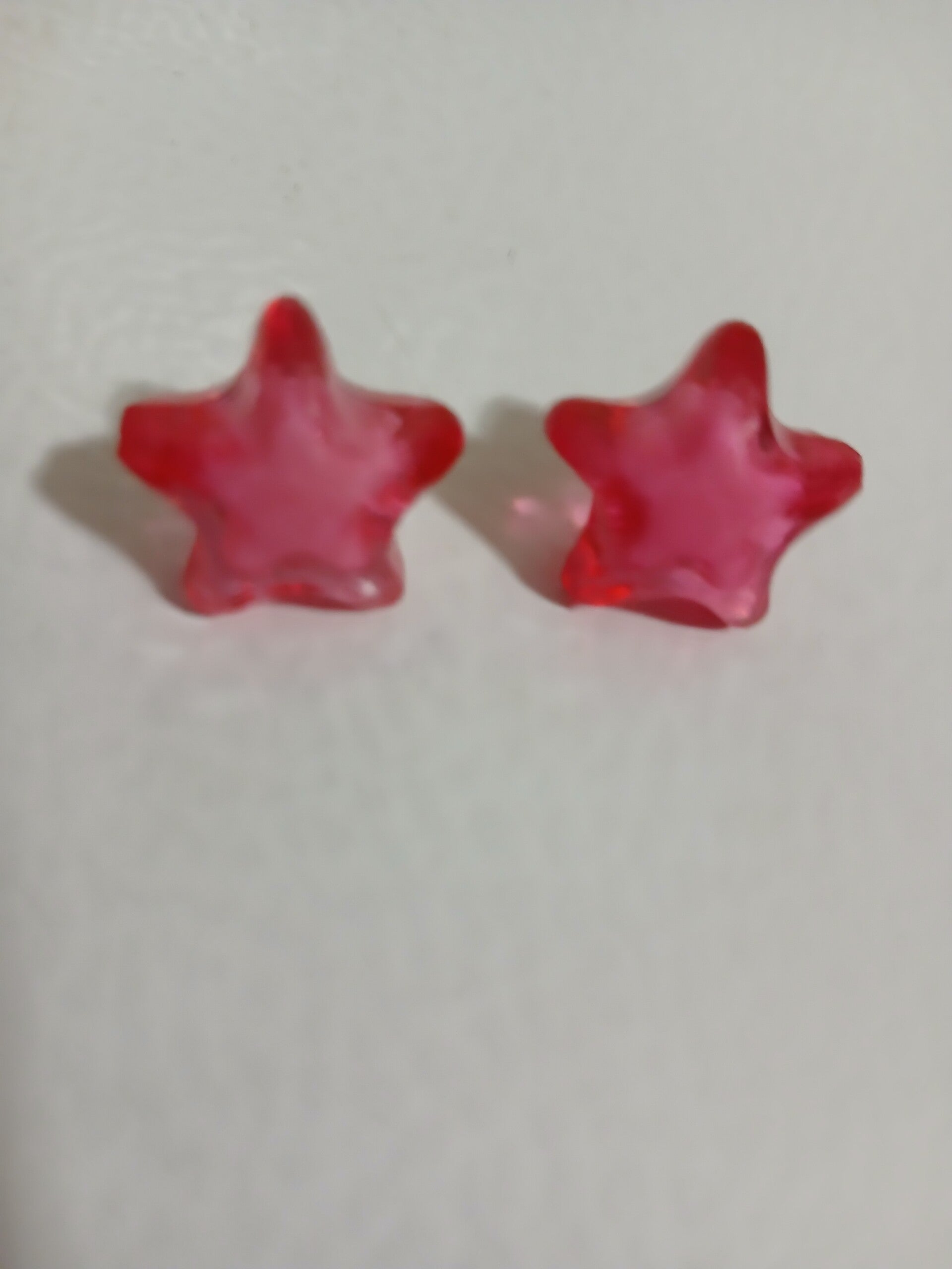 Post Stars Pink Puffy