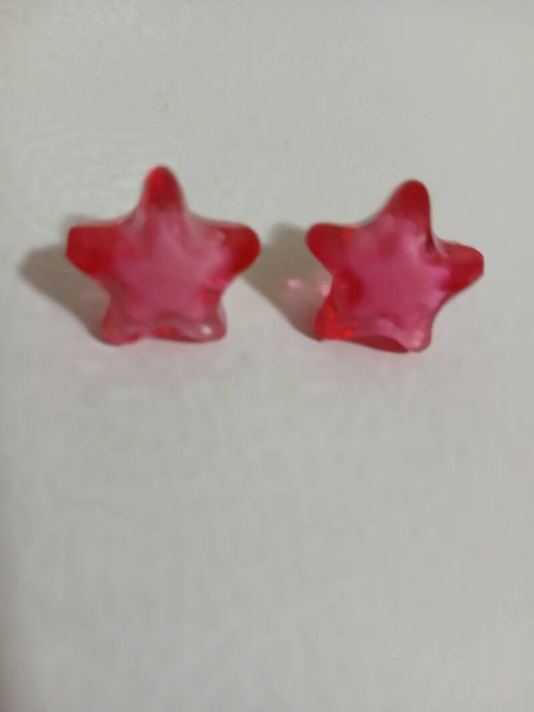 Post Stars Pink Puffy