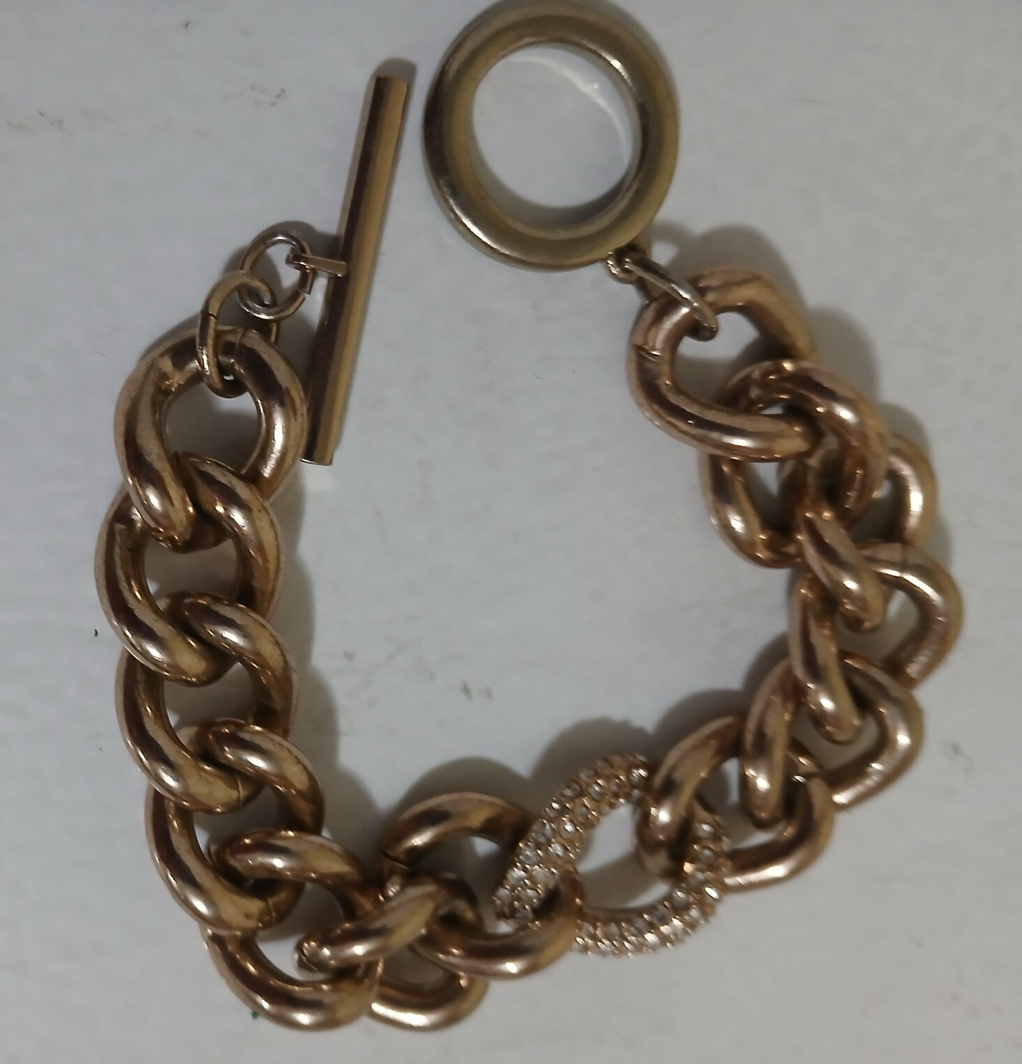 Bracelet Gold Chain with Sparkle