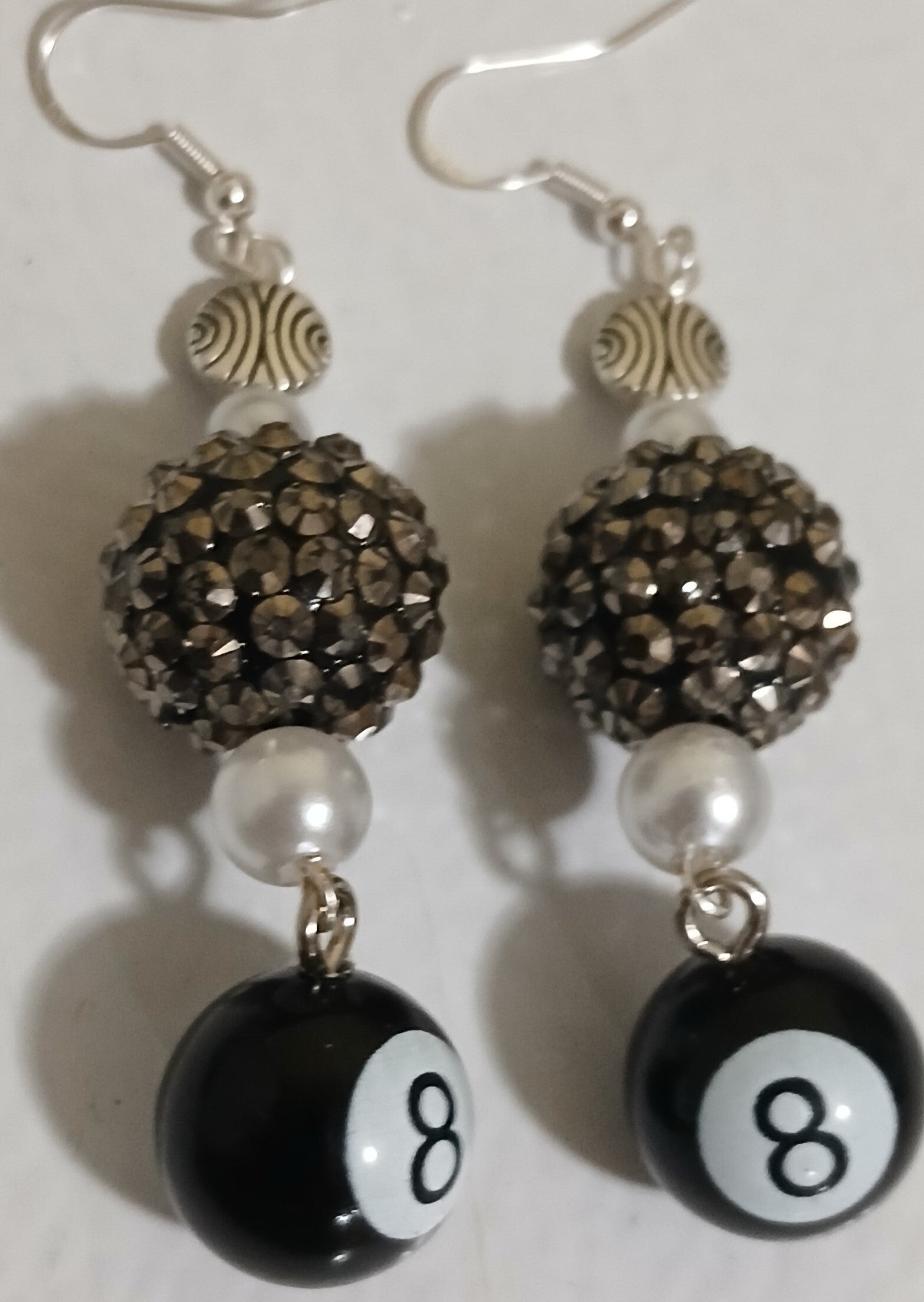 Dangle 8 Balls with Sparkle