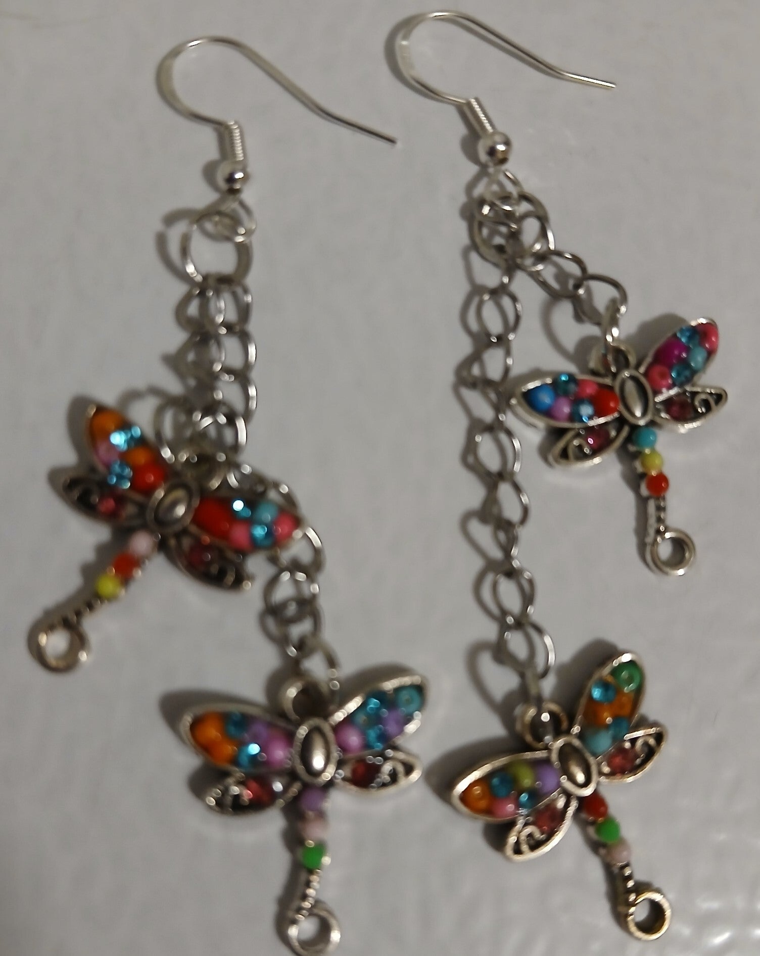 Dangle Chain Dragonfly Colorful
